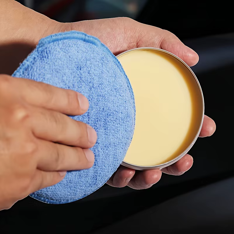 Éponge en Microcarence pour Polissage et Cire