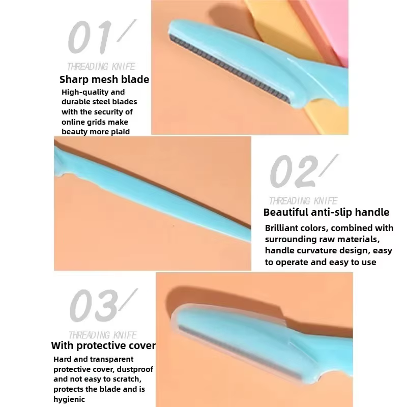 Rasoir à sourcils et rasoir Facial pour femmes