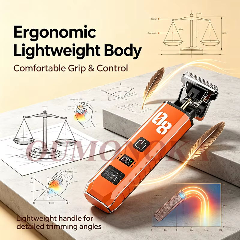 Tondeuse à cheveux pour hommes, tondeuse à barbe, rasoir électrique rechargeable, tondeuse de qualité professionnelle pour salon de coiffure, machine de coiffure pour usage domestique.