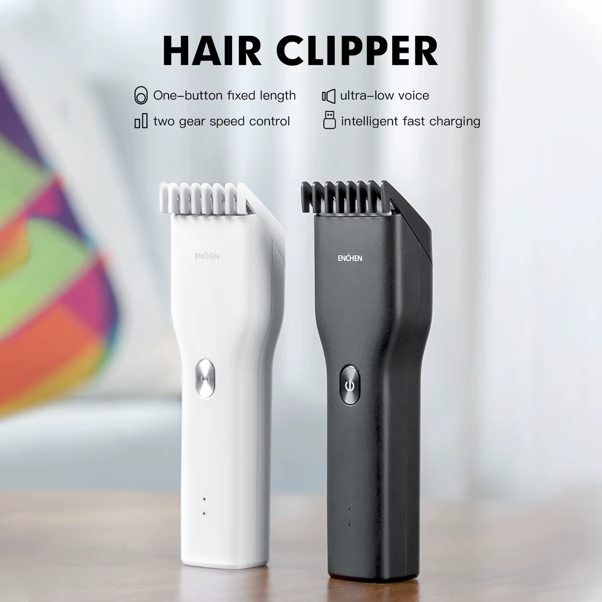 ENCHEN Boost-Tondeuse à Cheveux Électrique Professionnelle Sans Fil