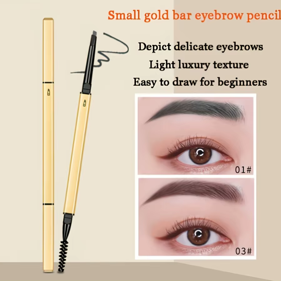 Crayon à sourcils double tête