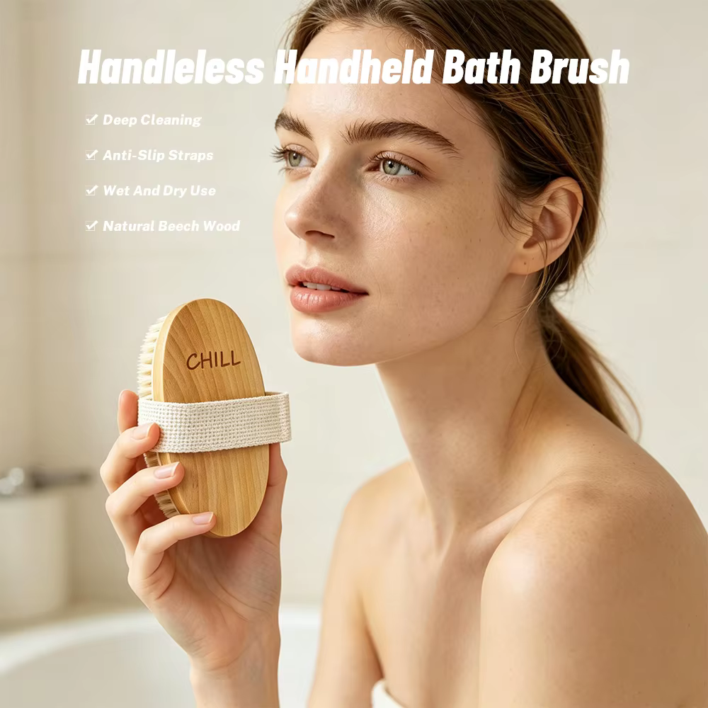 Brosse à cheveux en poils de sanglier pour hommes