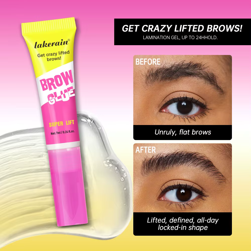 Gel de stratification des sourcils avec peigne