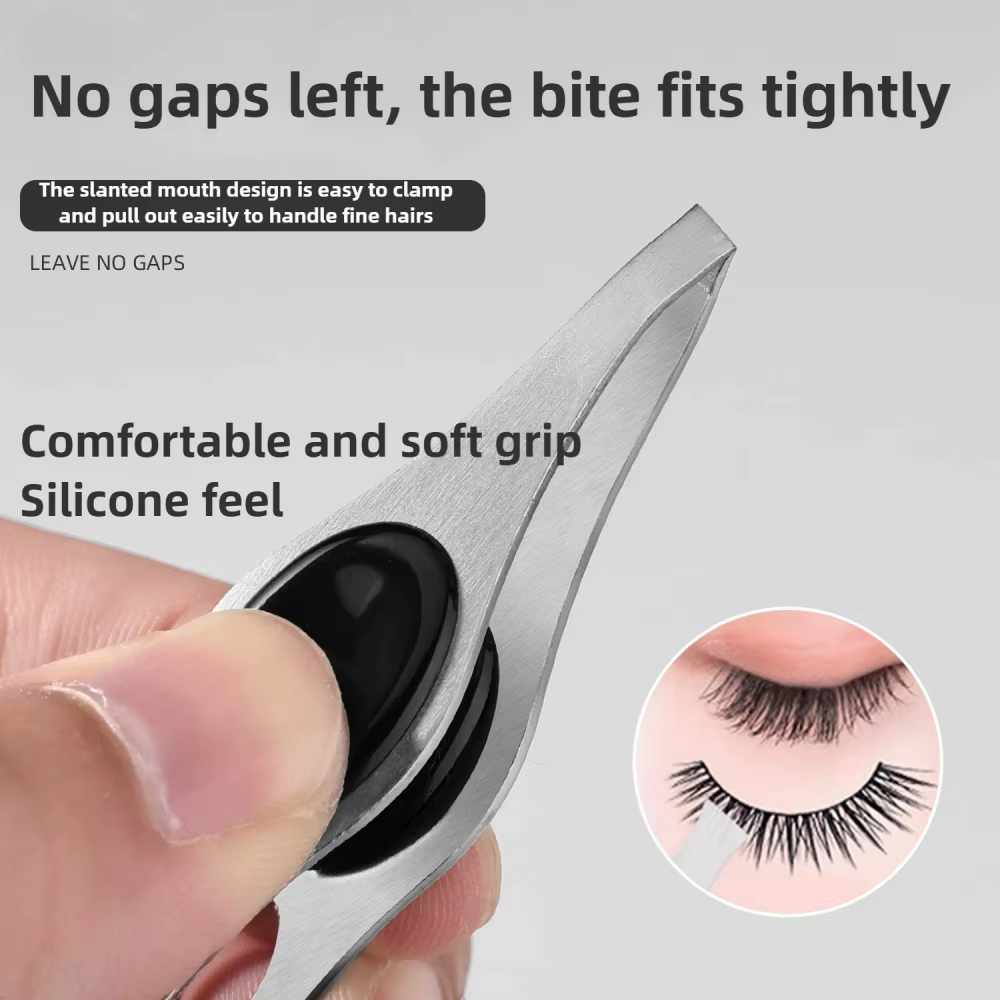 1 pièce - Outil professionnel d'épilation des sourcils - Pince à épiler en acier inoxydable avec lumière LED