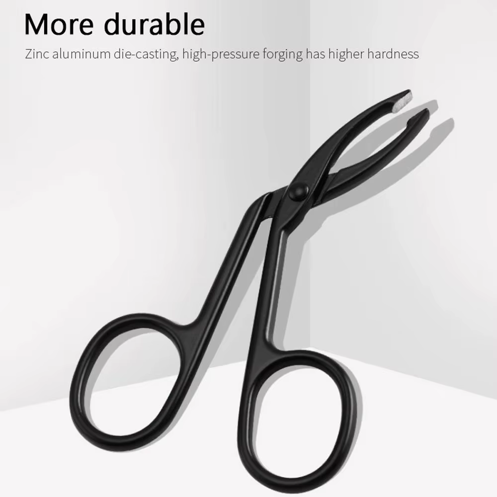 Pince à épiler professionnelle pour sourcils à tête inclinée, pince à épiler pour cils, ciseaux à sourcils, pinces à sourcils