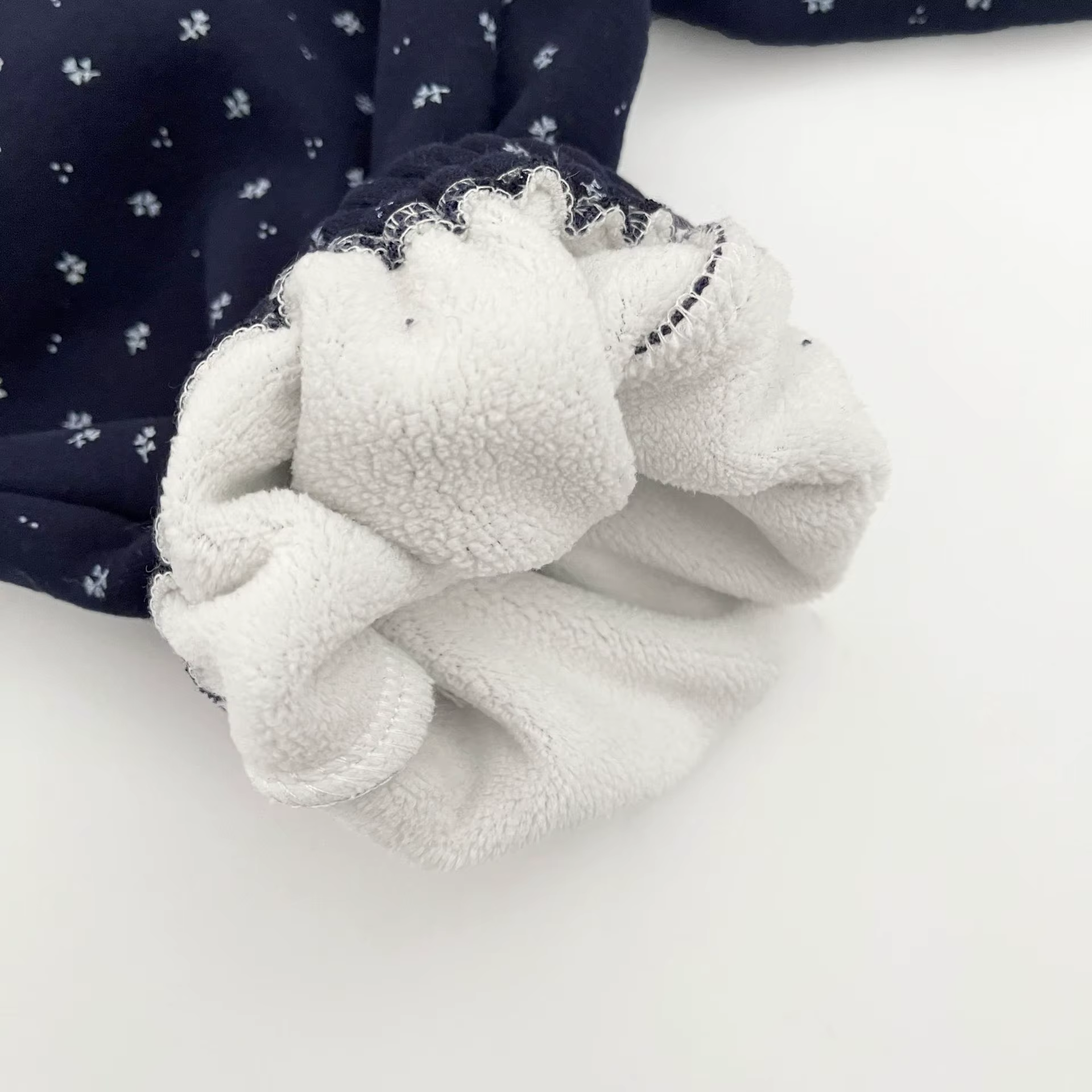 Pantalon doublé polaire pour enfants, pantalon de jogging épais à pois, Long et chaud, nouvelle collection hiver 2025