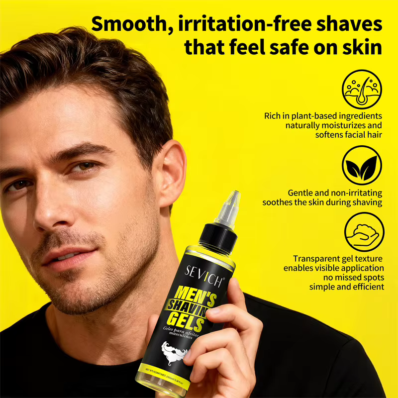 Gel à raser Non irritant pour hommes