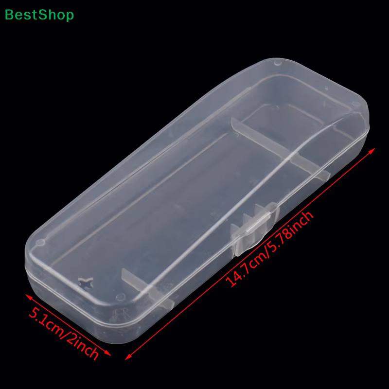 〔AG〕Étui de rasoir de voyage portable - Boîte de rangement protectrice en plastique transparent pour rasoirs