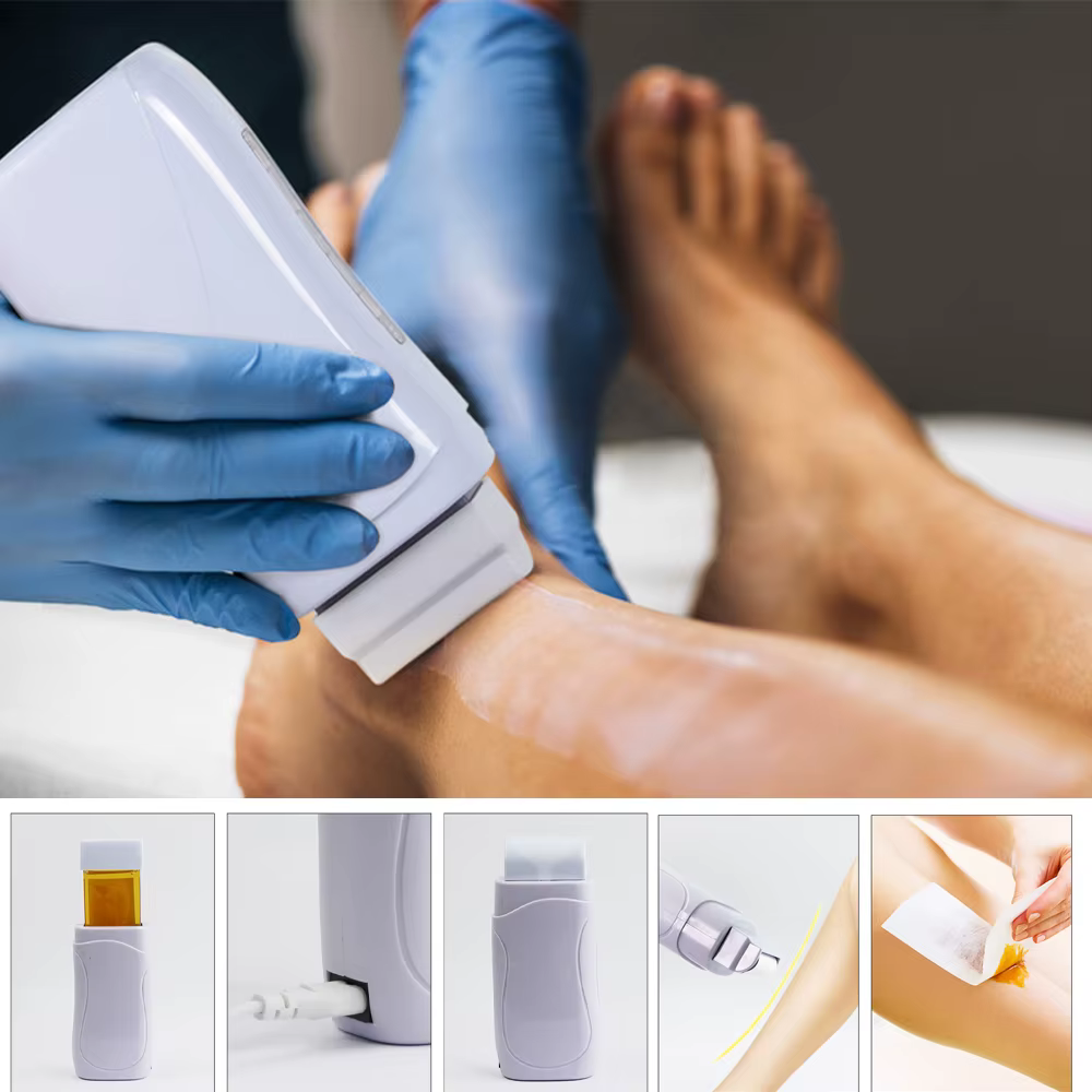 Chauffe-cire portable pour épilation à la cire roll-on ​