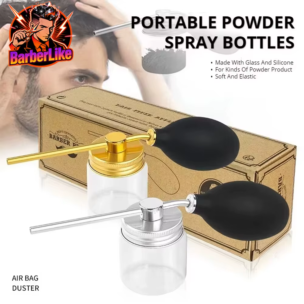 Salon de coiffure rechargeable talc fibre poudre souffleur coiffeurs