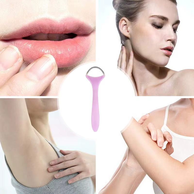 Épilateur Facial outil d'épilateur de menton à ressort