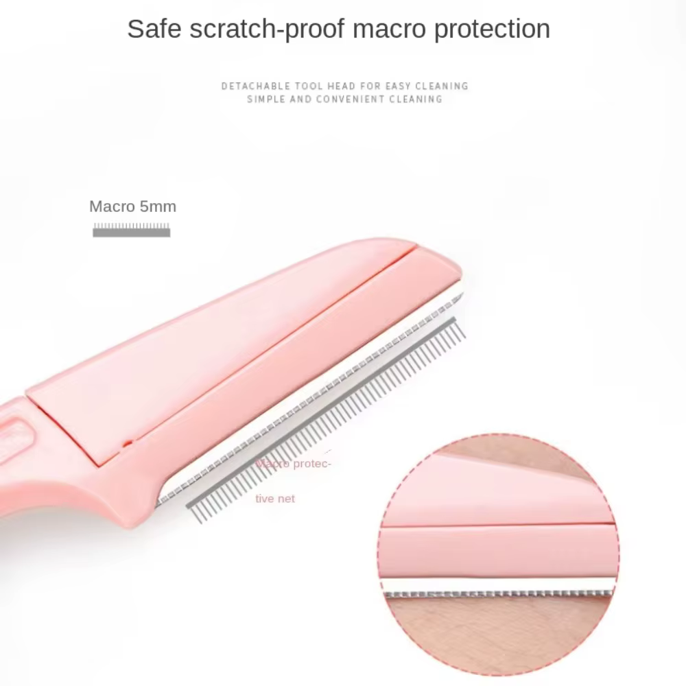 Rasoir facial pliable sûr pour femmes