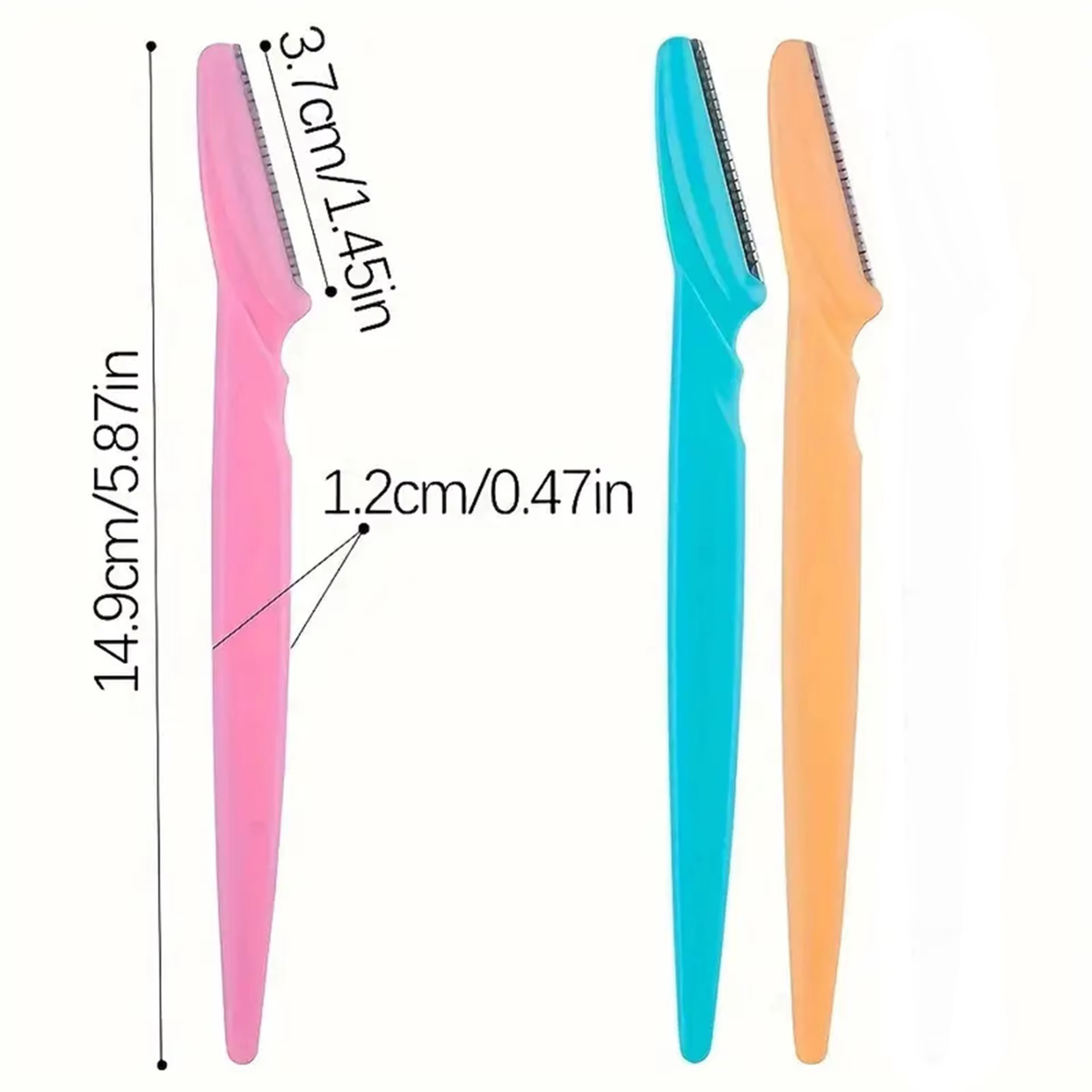 10/40 pièces rasoir de sourcils lame de visage rasoir Portable épilation des sourcils épilation sécurité sourcil coupe femme outils de maquillage