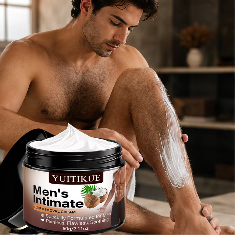 Crème dépilatoire indolore pour hommes
