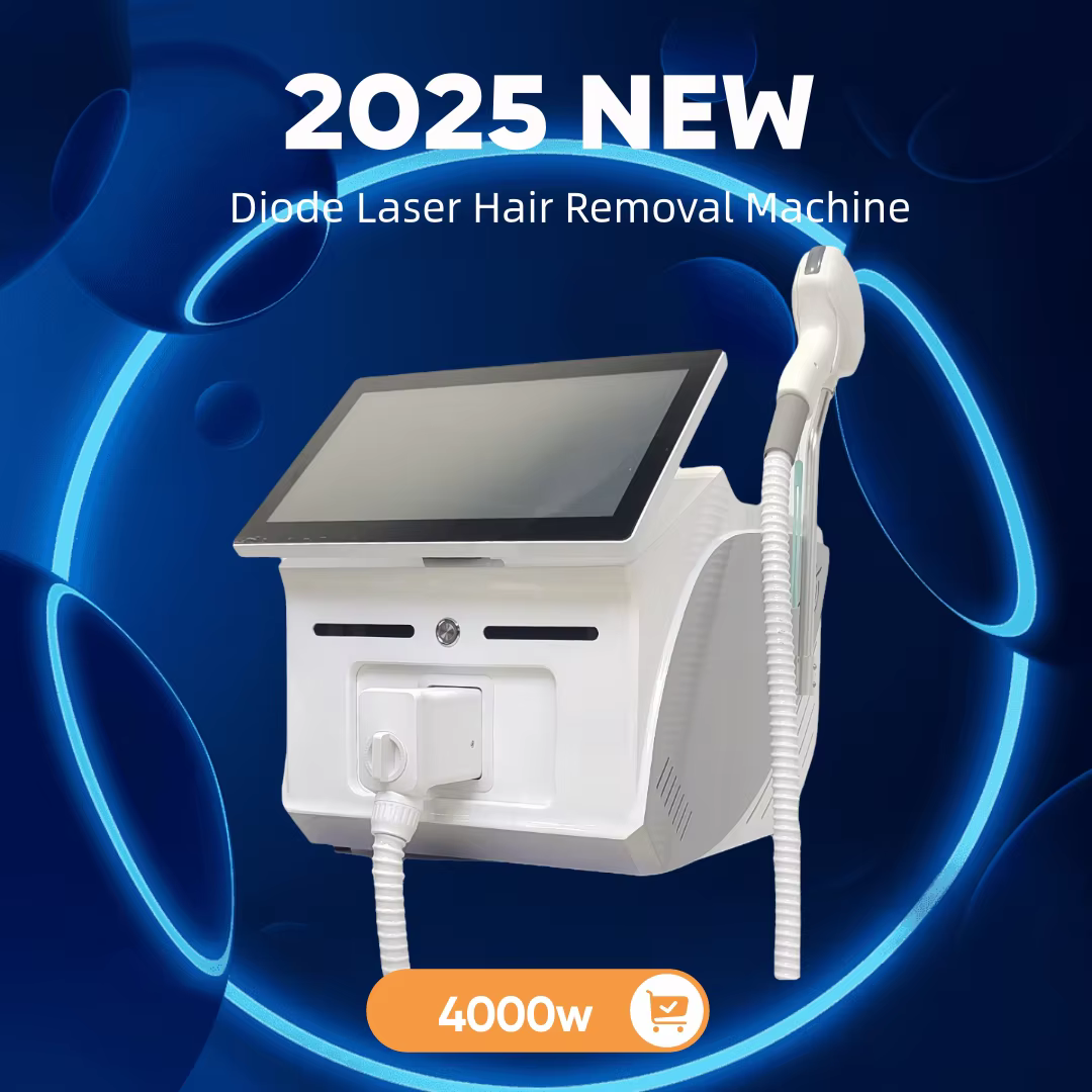 2025 diode laser755 808 940 1064NM multi longueurs d'onde machine d'épilation tête de refroidissement laser indolore