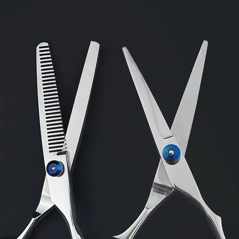 Ciseaux de coiffure professionnels en acier inoxydable