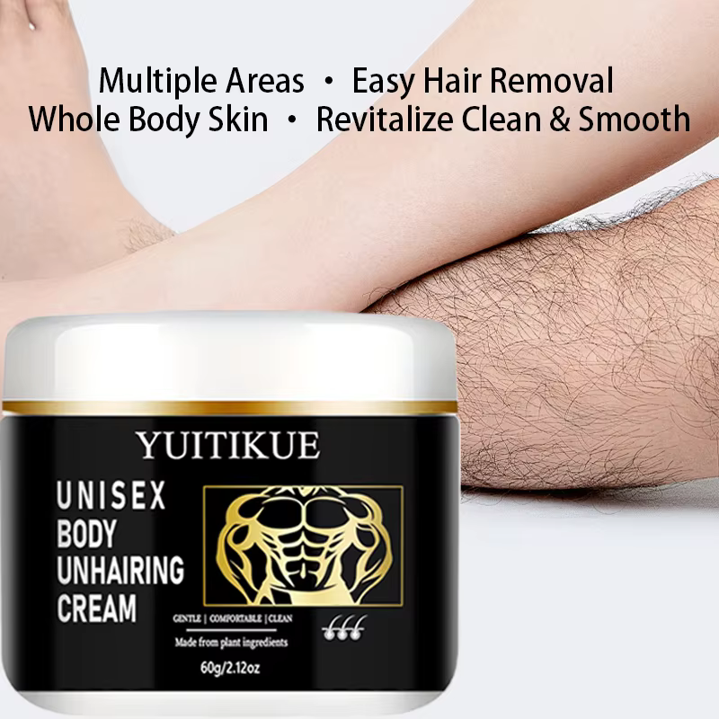 Crème dépilatoire unisexe YUITIKUE - Ingrédients végétaux