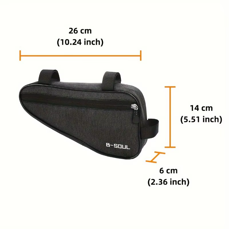 Sac triangulaire de vélo, sac de rangement pour cadre avant de vélo, sacs de cyclisme durables, pièces de vélo en plein air, accessoires de vélo