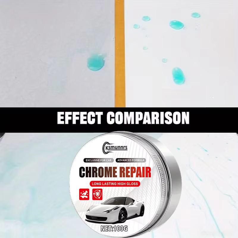 Cire blanche spéciale pour voiture, cire de polissage et de rénovation pour peinture blanche, cire de protection imperméable à revêtement cristallin pour la protection de la peinture