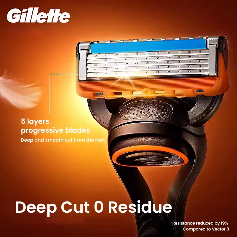 Rasoir manuel de sécurité Gillette Fusion 5 pour homme avec lames de rechange