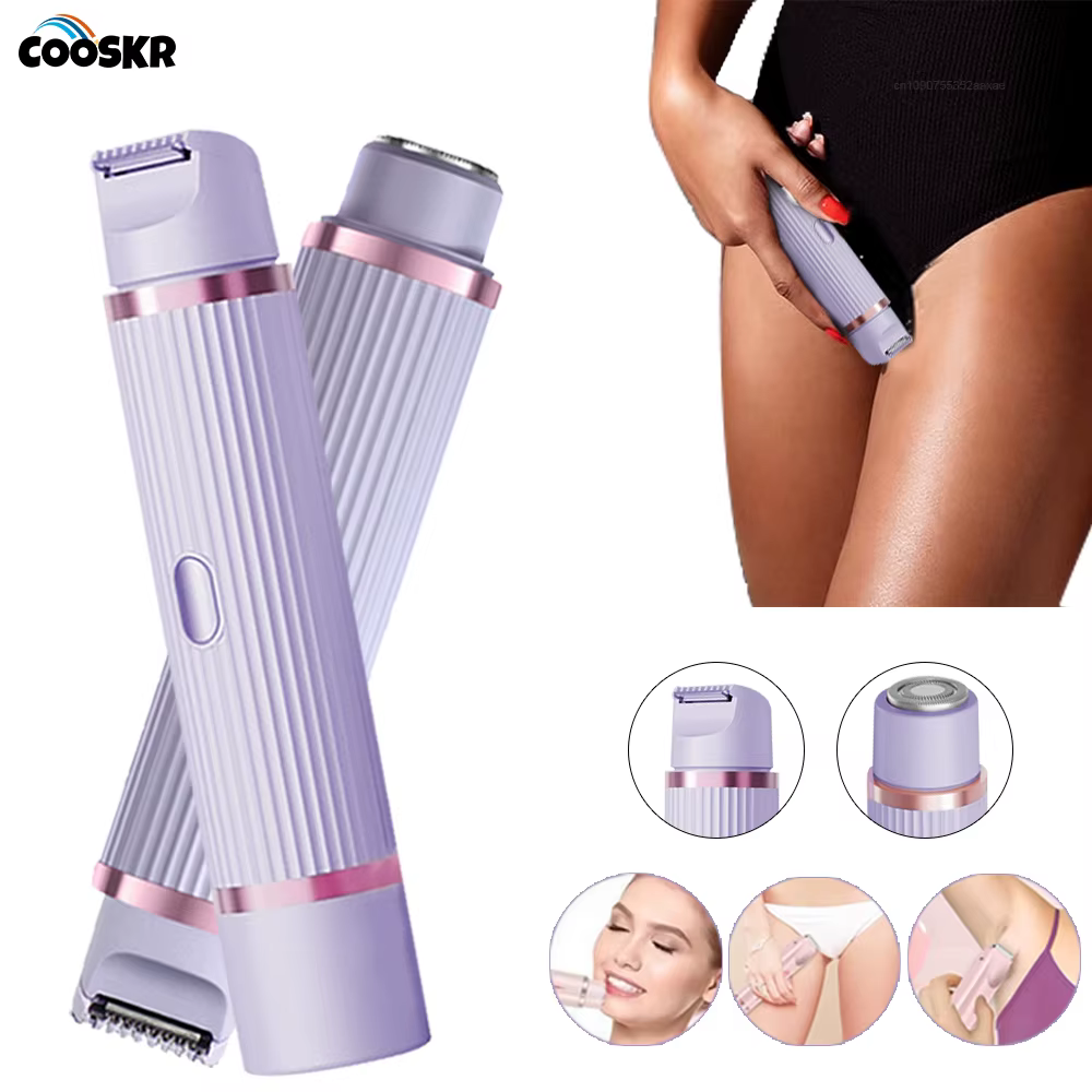 Rasoirs électriques pour femmes tondeuse bikini étanche rasoir pour aisselles jambes dames